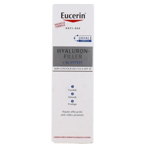 Eucerin Hyaluron-Filler 3X Effect Soin Contour des yeux SPF15