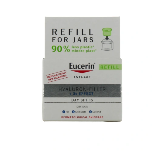Eucerin Hyaluron-Filler 3X Effect SPF 15 Soin de Jour Peau Sèche