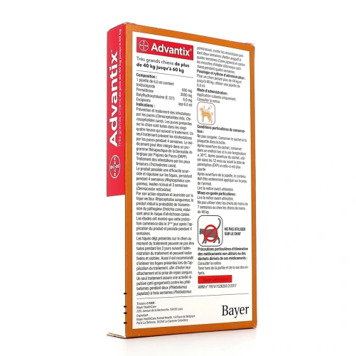 Bayer Advantix Chien Anti-Parasites
