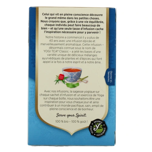 Yogi Tea Tisane Ayurvédique Ginkgo