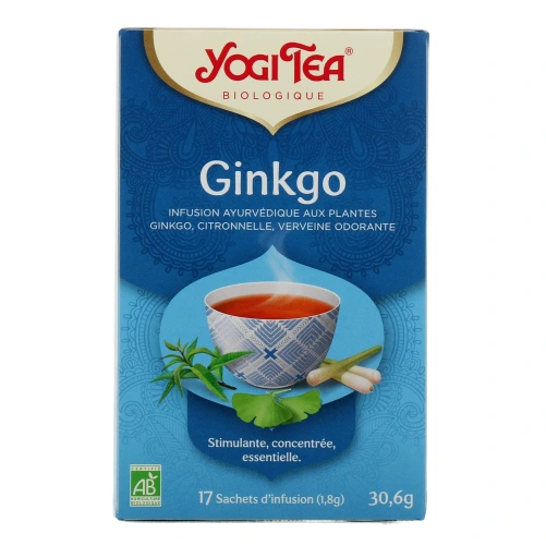 Yogi Tea Tisane Ayurvédique Ginkgo