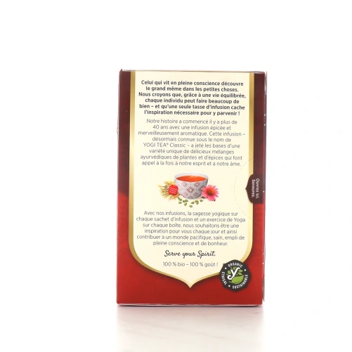 Yogi Tea Tisane Ayurvédique Echinacée