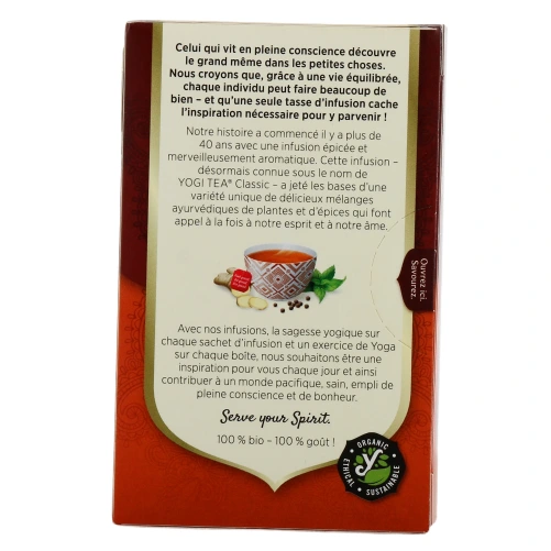 Yogi Tea Tisane Ayurvédique Gingembre