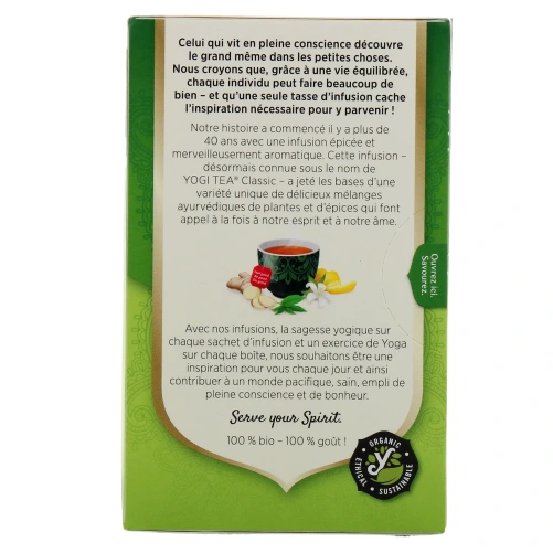 Yogi Tea Thé Vert au Jasmin