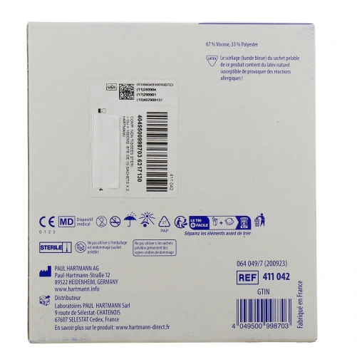 Hartmann Medicomp Compresses Non-Tissé