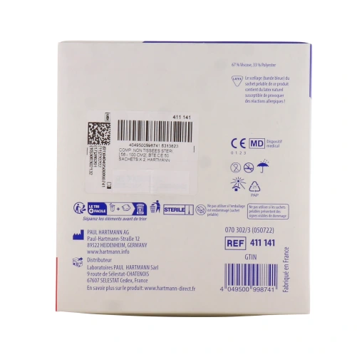 Hartmann Medicomp Compresses Non-Tissé