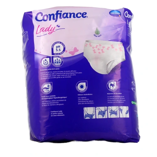 Confiance Lady Sous-Vêtements Absorbants