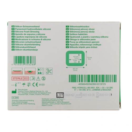 Suprasorb P Sensitive Pansements Hydrocellulaires siliconés