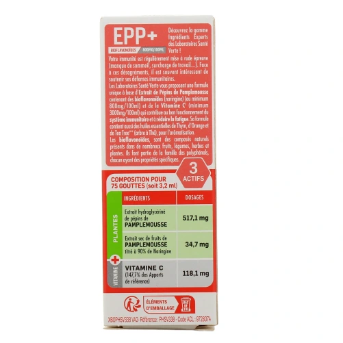 Santé Verte Extrait de Pépins de Pamplemousse 800