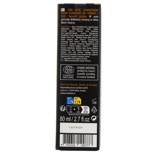 Natura Siberica Le Code du Loup Crème Visage & Mains