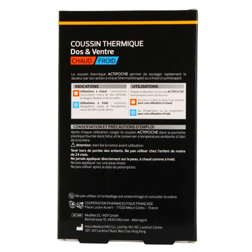 Actipoche Coussin Thermique Microbilles Multi Zones