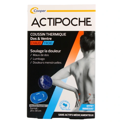 Actipoche Coussin Thermique Microbilles Multi Zones