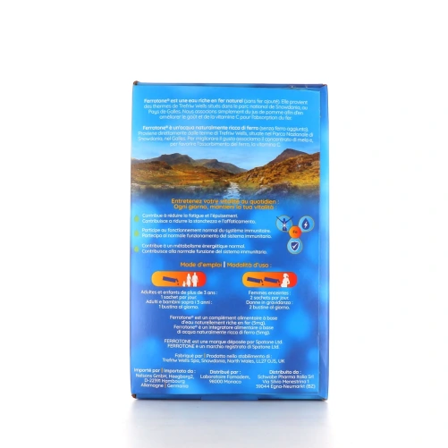 Ferrotone Fer naturel Vitamine C Goût Pomme