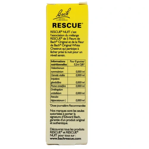 RESCUE® Nuit Fleurs de Bach