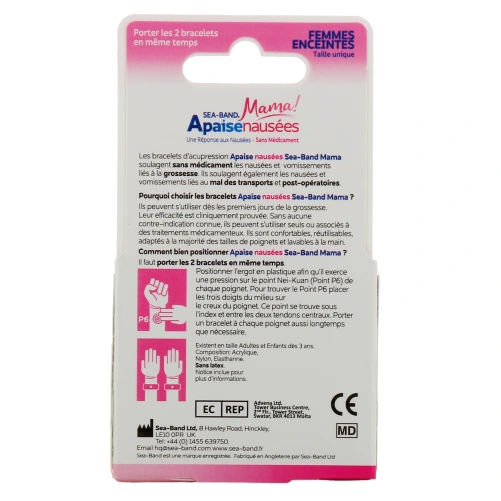 Sea Band Apaise Nausées Bracelets d'Acupression