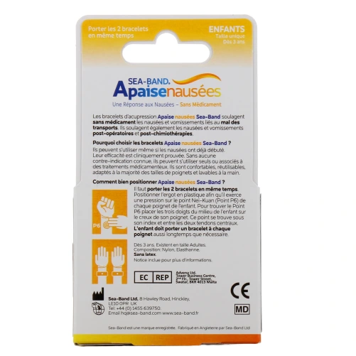 Sea Band Apaise Nausées Bracelets d'Acupression