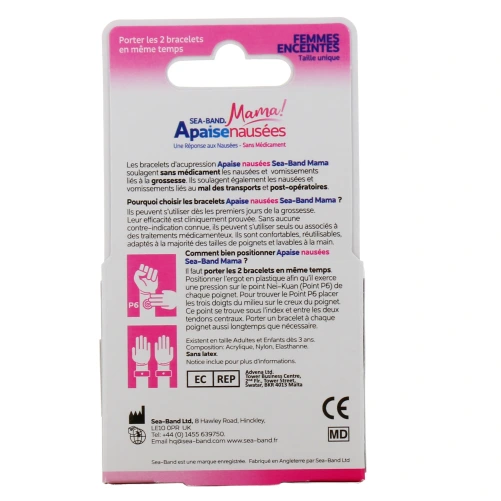 Sea Band Apaise Nausées Bracelets d'Acupression