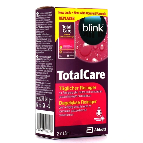 Blink Totalcare Solution de Nettoyage pour Lentilles Rigides