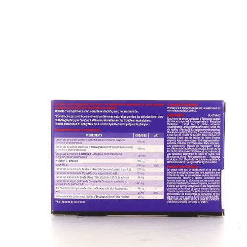 Actirub Coups de Froid