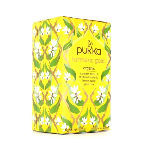 Pukka Thé Vert Or de Curcuma Bio