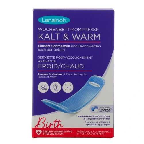 Lansinoh Serviette Post-Accouchement Froid/Chaud
