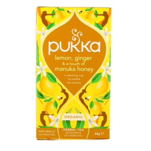 Pukka Infusion Citron, Gingembre et Miel de Manuka