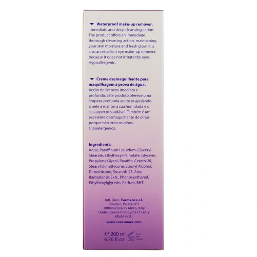Covermark Removing Cream Crème Démaquillante