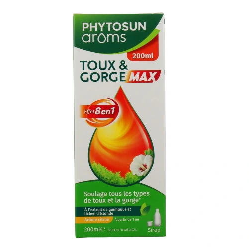 Phytosun Aroms Sirop Toux & Gorge Max