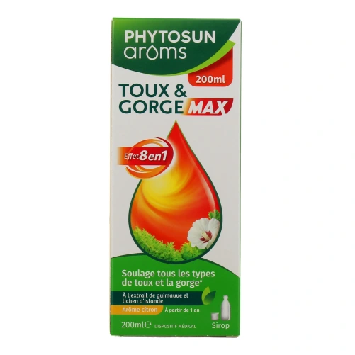 Phytosun Aroms Sirop Toux & Gorge Max