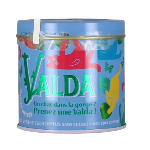 Valda Gommes Sans Sucres pour Adoucir la Gorge