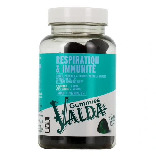 Valda Gummies Sans Sucres Respiration & Immunité
