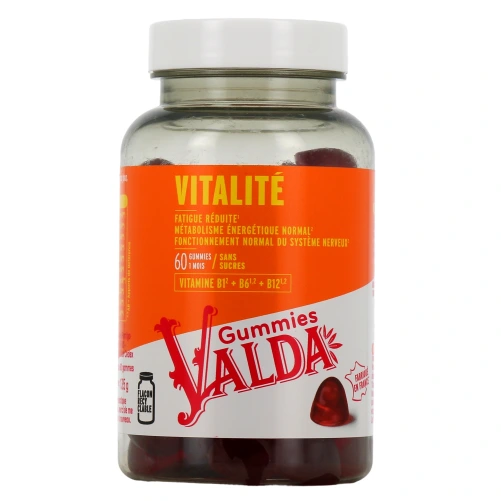 Valda Gummies Sans Sucres Vitalité