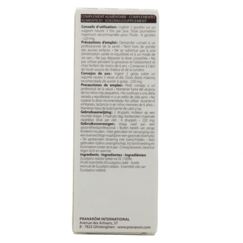 Pranarom Huile essentielle Eucalyptus radié
