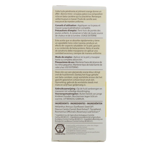 Pranarom Huile Végétale Carotte Bio