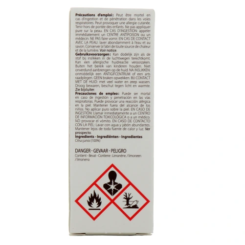 Huile essentielle de Yuzu zeste