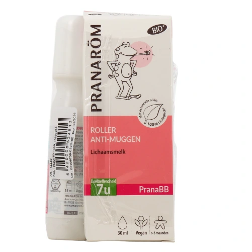 PranaBB Roller Anti-Moustique Lait Corporel Bio