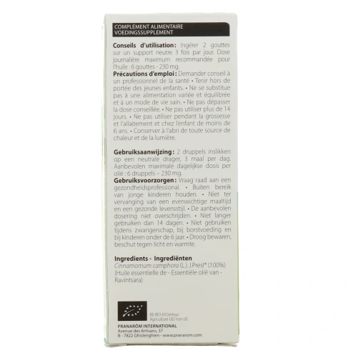 Pranarom Huile essentielle Ravintsara