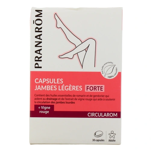 Pranarom Circularom Capsules Forte Jambes Légères