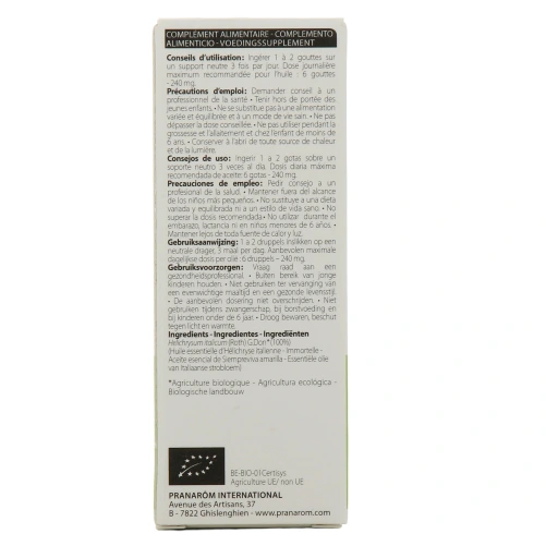 Pranarom Huile essentielle Immortelle