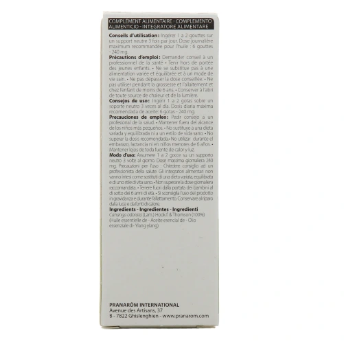 Pranarom huile essentielle Ylang-ylang