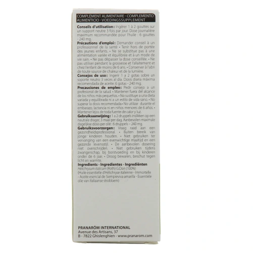 Pranarom Huile essentielle Immortelle