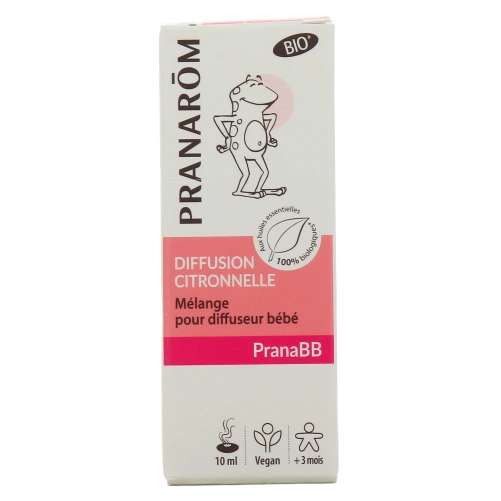 PranaBB Diffusion Citronnelle Anti Moustiques Bio