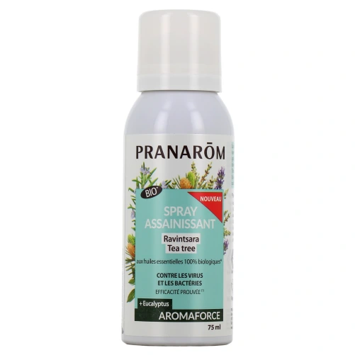 Pranarom Aromaforce Spray Assainissant Ravintsara Tea-Tree BIO