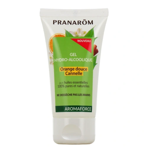 Pranarom Gel hydro-alcoolique Orange douce Cannelle
