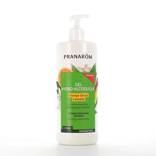 Pranarom Gel hydro-alcoolique Orange douce Cannelle