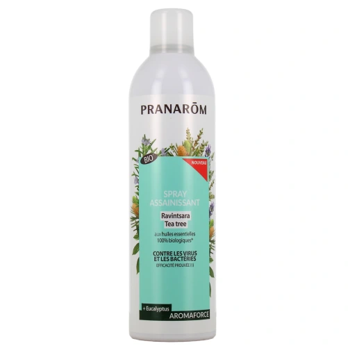 Pranarom Aromaforce Spray Assainissant Ravintsara Tea-Tree BIO