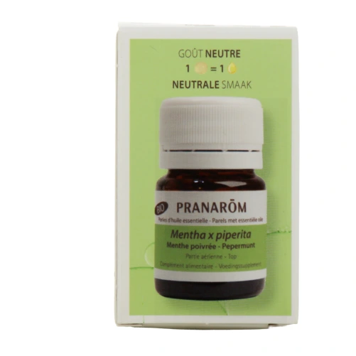 Pranarom Perles d'Huile Essentielle Menthe Poivrée Bio
