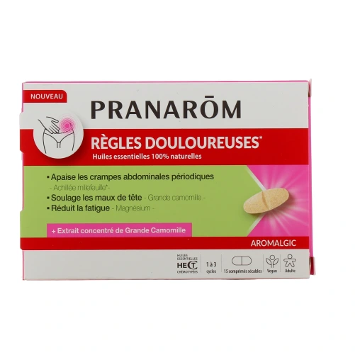 Pranarom Aromalgic Comprimés Règles Douloureuses