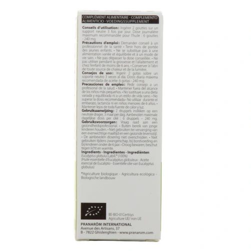 Pranarom Huile Essentielle Eucalyptus globuleux