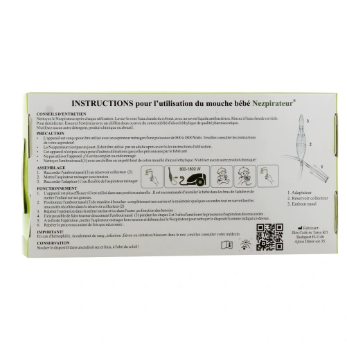 Nezpirateur mouche bébé